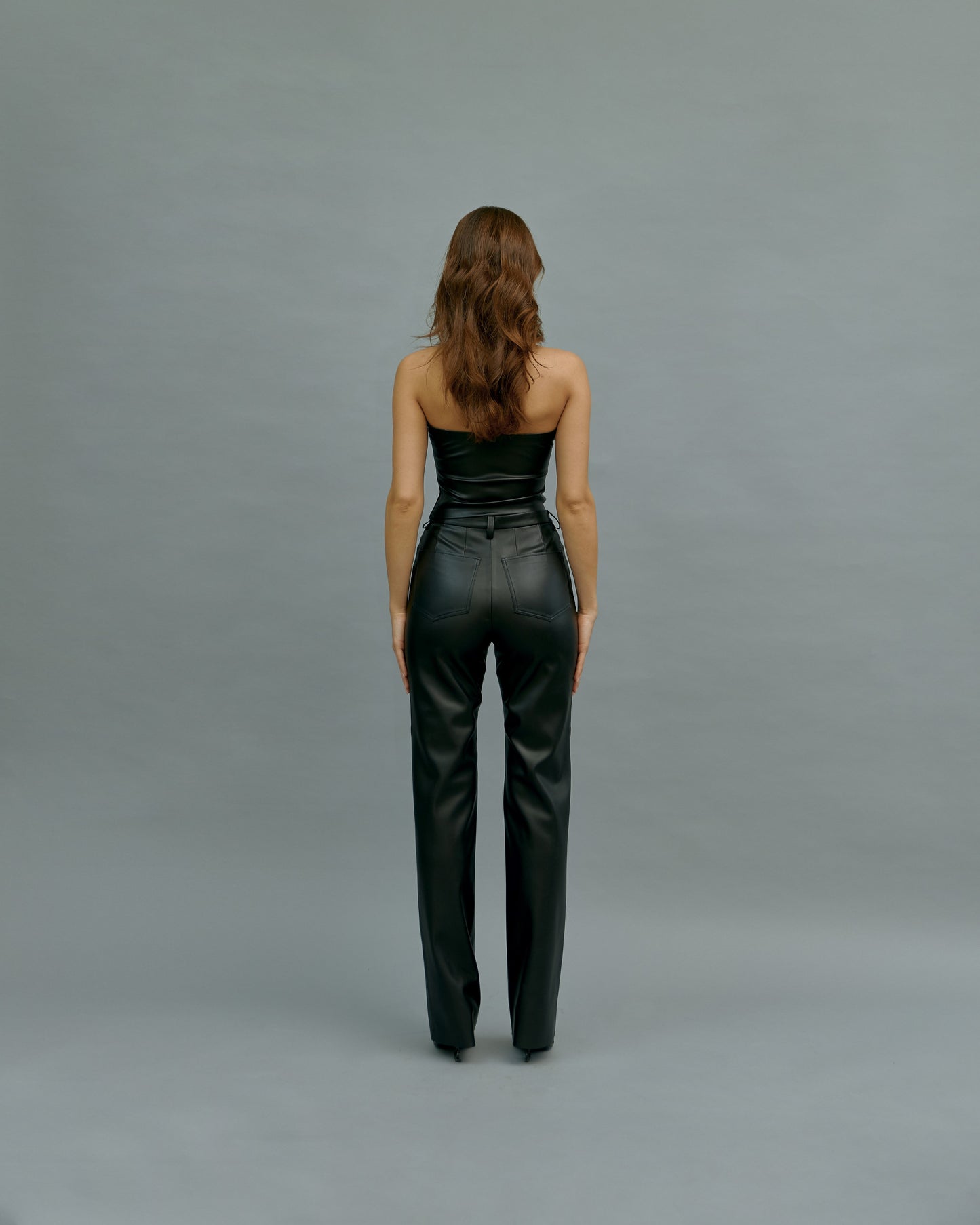Lederhose in Schwarz