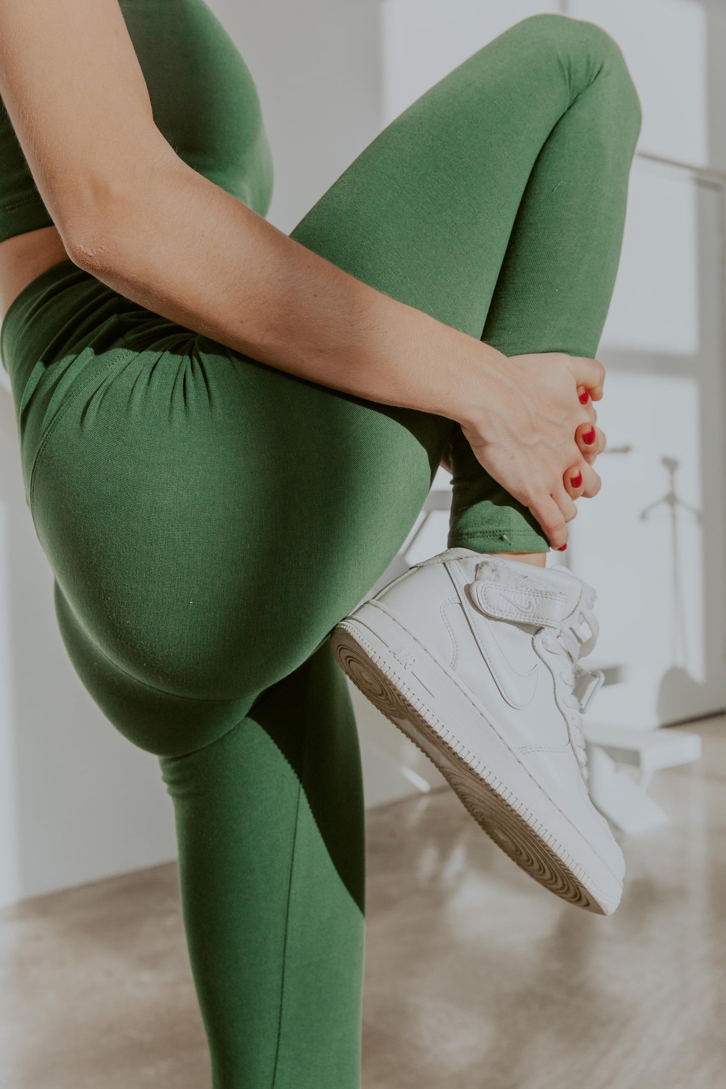 Yoga Leggins in Grün